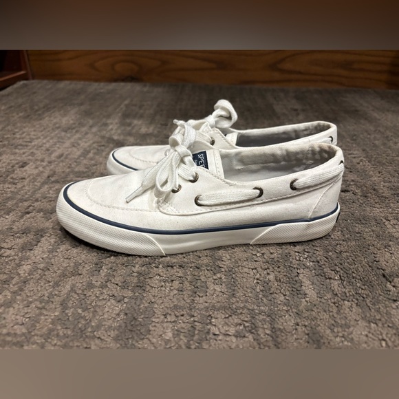 Sperry Womens - Pier Boat Shoe - White - 6.5 - Picture 2 of 10